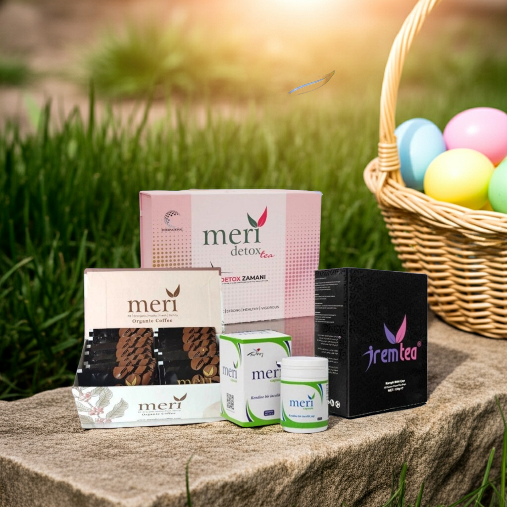 3-teiliges Meri Detox Set: Tee, Kaffee & Kapseln für Deine Gesundheit und Vitalität