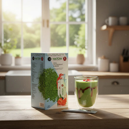 Matcha Premium – Japanischer Grüntee mit Erdbeeraroma