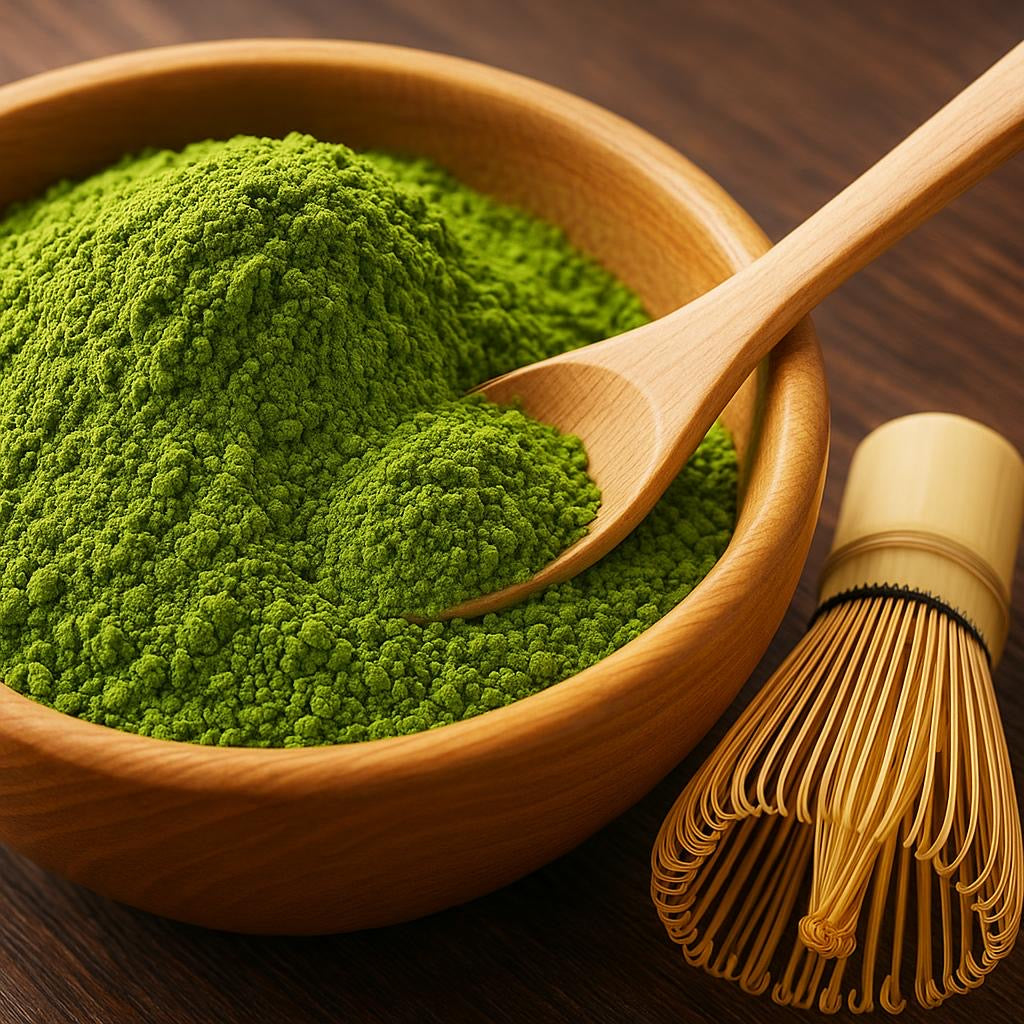 Matcha Premium – Japanischer pulverisierter Grüntee, 20 Beutel à 10 g