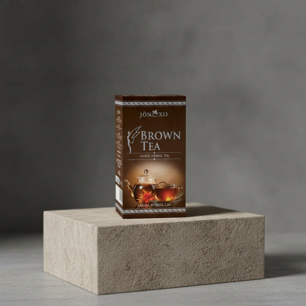 Jönx13 Brown Tea Im Glas - Effektive Gewichtsreduktion, Stoffwechselanregung & Entgiftung