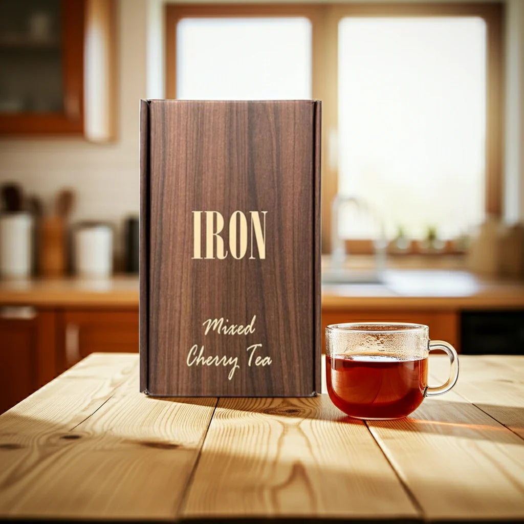 Iron Cherry Tea - 100% Original from ForX5, herbal tea with cherry extract