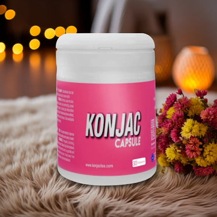 Konjac Kapseln – Nahrungsergänzung mit Glucomannan