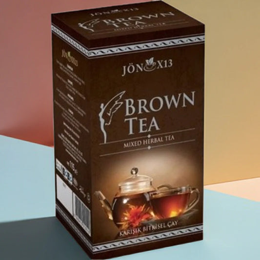 Brown Tea Jön X13 – Organic Herbal Tea in a Jar