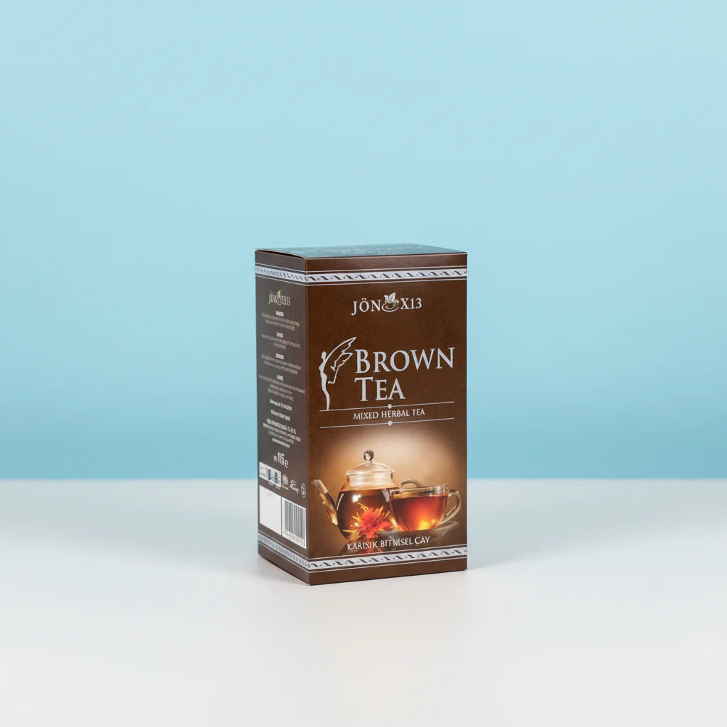 Brown Tea Jön X13 – Organic Herbal Tea in a Jar